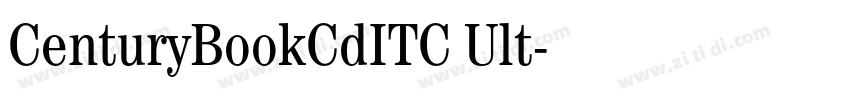 CenturyBookCdITC Ult字体转换